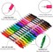 20-Piece Colored Gel Pens, Medium Point, Retractable, Smooth Writing, Comfort Grip
